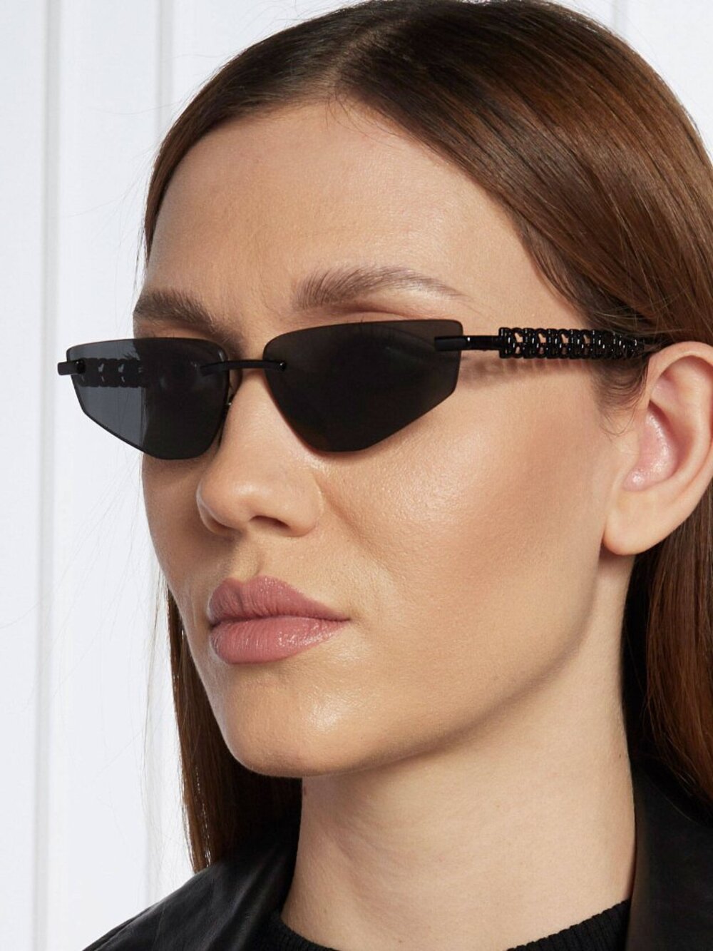 New Dolce&Gabbana DG2301 01/87 Black Women Sunglasses